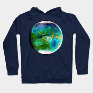 Green Terraformed Mars Hoodie